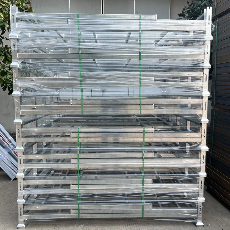 Collapsible Galvanized Stack Rack